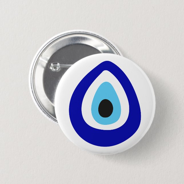 Evil Eye Nazar Amulet Button (Vorne & Hinten)