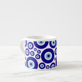Evil Eye Pattern, Greek Eye, Turkish Eye, Nazar Espressotasse
