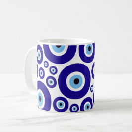 Evil Eye Pattern, Greek Eye, Turkish Eye, Nazar Kaffeetasse
