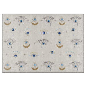 Evil Eye Pattern Schneidebrett