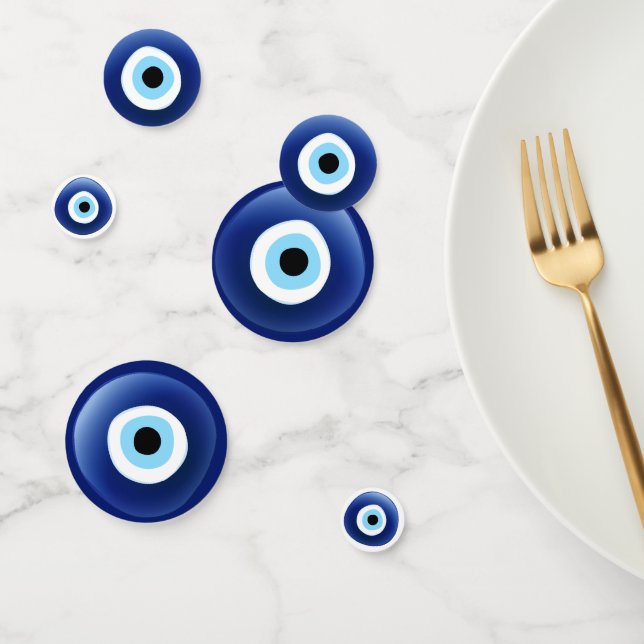 Evil Eye Protection Mediterranean Lucky Charm Konfetti (Gruppe)