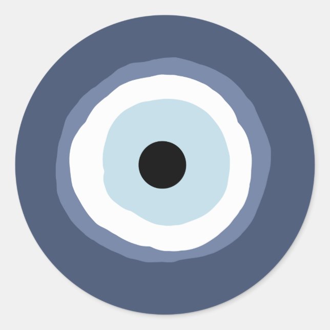 Evil Eye Runder Aufkleber (Vorderseite)