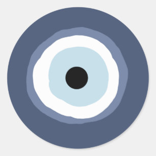 Evil Eye Runder Aufkleber