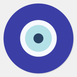 Evil Eye Runder Aufkleber