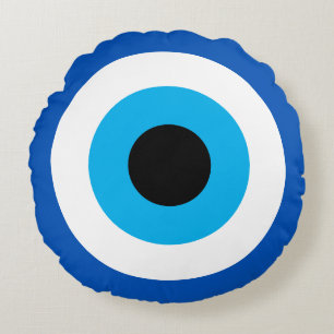 Evil Eye Rundes Kissen