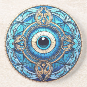Evil Eye Sandstone Untersetzer