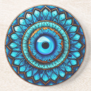 Evil Eye Sandstone Untersetzer