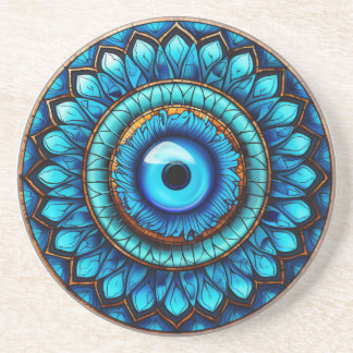 Evil Eye Sandstone Untersetzer