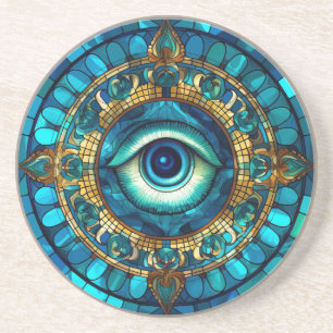 Evil Eye Sandstone Untersetzer