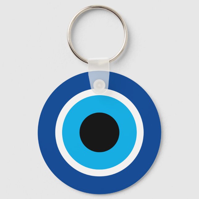 Evil Eye Schlüsselanhänger - Blue Mati (Vorderseite)