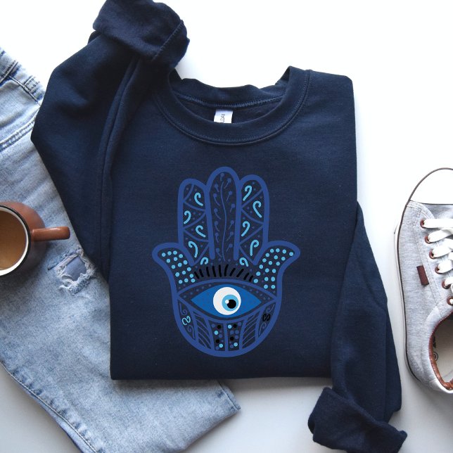 Evil Eye Sweatshirt, Energy Protection Gift Shirt (Von Creator hochgeladen)