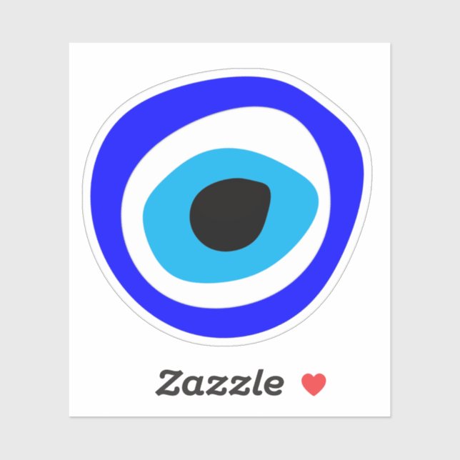 Evil Eye Talisman & Arabic amulet / Griechischer C Aufkleber (Blatt)