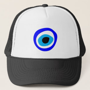 Evil Eye Talisman & Arabic Amulet / Türkisch, Gri Truckerkappe