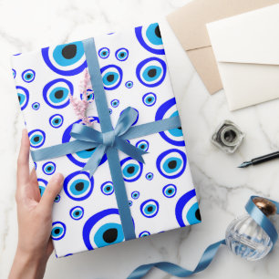 Evil Eye Talisman & Arabic Amulet /Türkisch, Grie Geschenkpapier