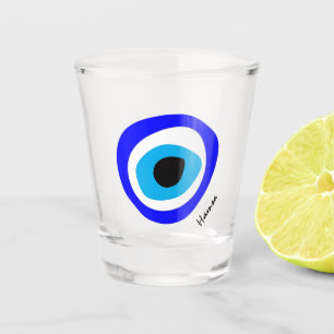 Evil Eye Talisman & Arabic Amulet /Türkisch, Grie Schnapsglas
