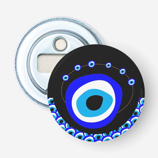 Evil Eye Talisman & Arabic Amulet /Türkisch, Griec Flaschenöffner (Vorderseite)