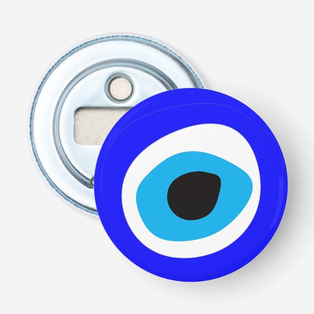 Evil Eye Talisman & Arabic Amulet /Türkisch, Griec Flaschenöffner (Vorderseite)