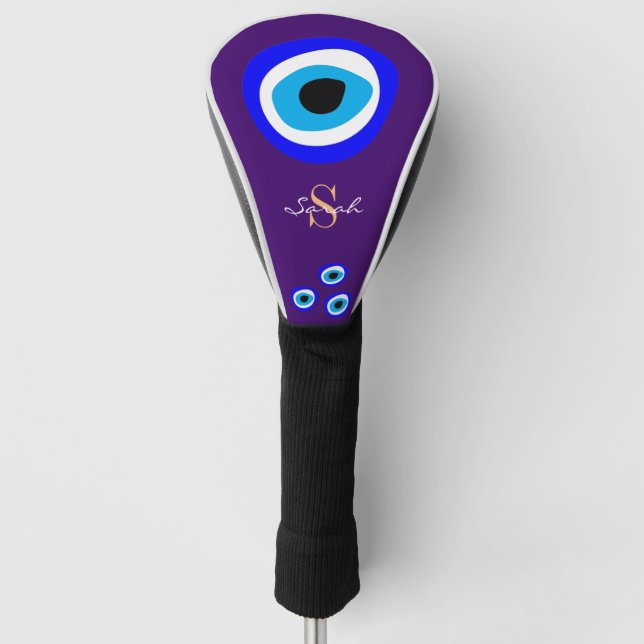 Evil Eye Talisman & Arabic Amulet /Türkisch, Griec Golf Headcover (Vorderseite)