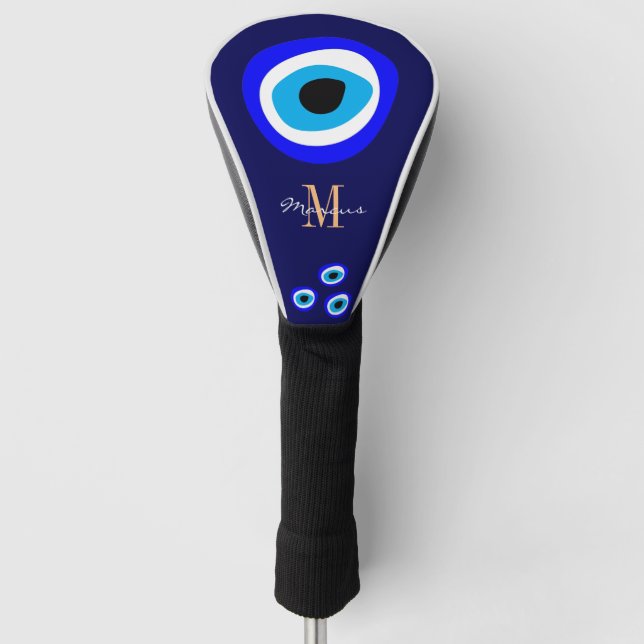Evil Eye Talisman & Arabic Amulet /Türkisch, Griec Golf Headcover (Vorderseite)