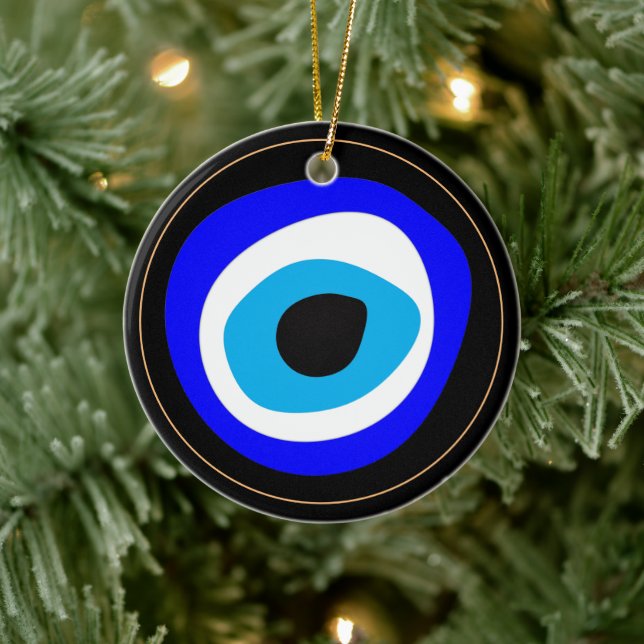 Evil Eye Talisman & Arabic Amulet /Türkisch, Griec Keramik Ornament (Baum)
