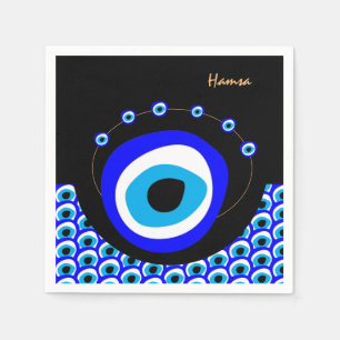 Evil Eye Talisman & Arabic Amulet /Türkisch, Griec Serviette
