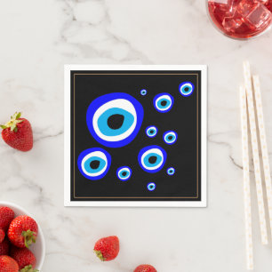 Evil Eye Talisman & Arabisch Amulett Griechisch /  Serviette