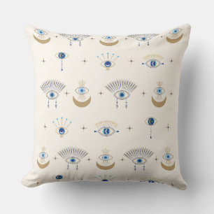 Evil Eye - Third Eye Pattern Throw Kissen