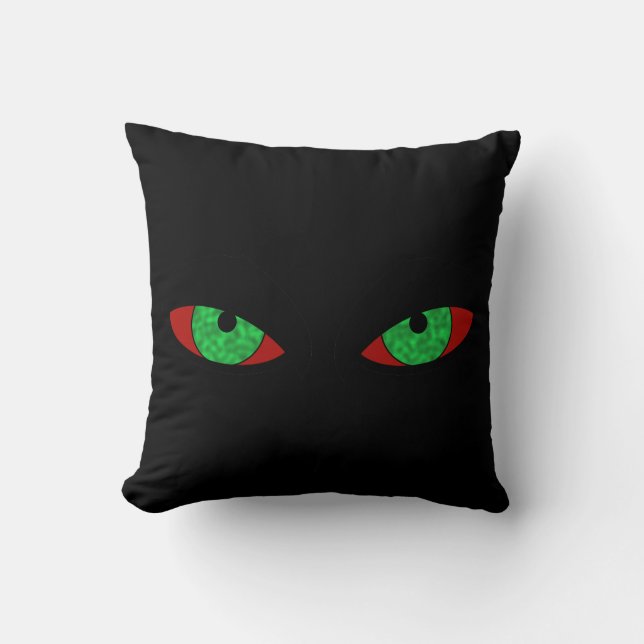 Evil Eyes American Mojo Coussin (Recto)