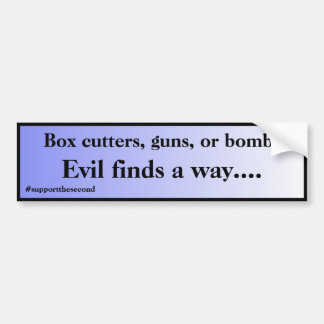 Evil Findest ein Way Blue Fade Car Magnet Autoaufkleber