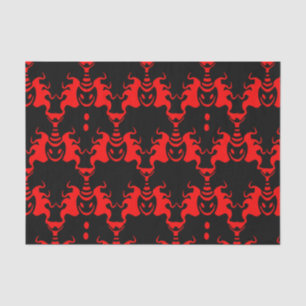 Evil Genie Interlocking Muster Seidenpapier