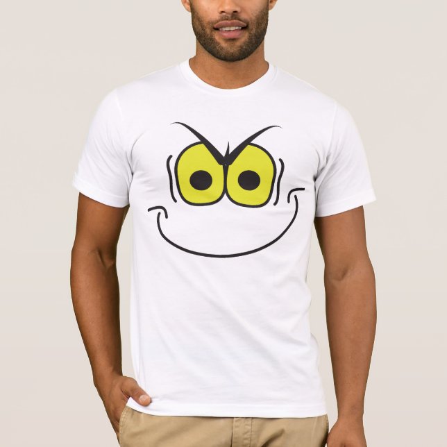 Evil Genius Face Tshirt (Vorderseite)