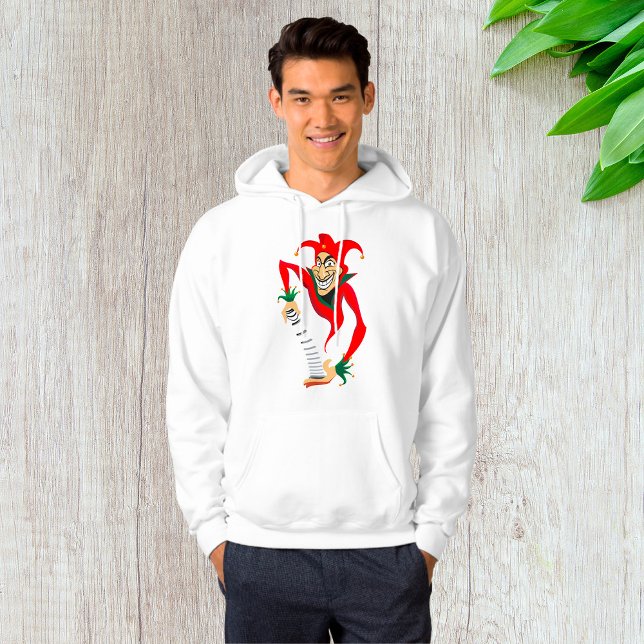 Evil Grinning Jester Joker mit Jack-in-the-Box Hoodie (Von Creator hochgeladen)