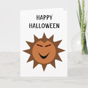 Evil Hedgehog Kawaii Goth Carte personnalisée Hall