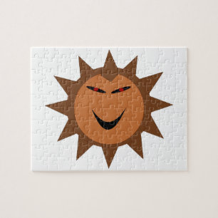 Evil Igel Kawaii Goth Halloween Puzzle