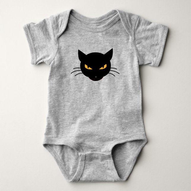 Evil Kitty Baby Strampler (Vorderseite)