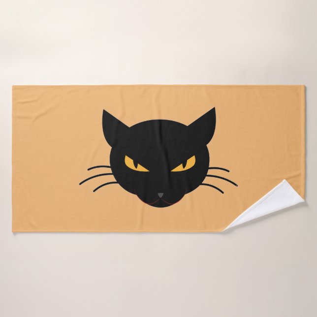 Evil Kitty Badehandtuch (Badehandtuch)