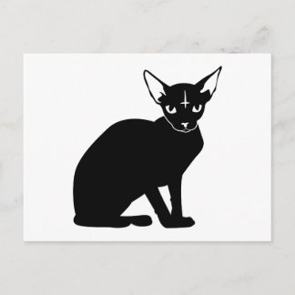 Evil Kitty Postkarte