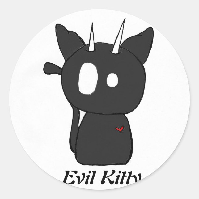 Evil Kitty Stickers (Vorderseite)