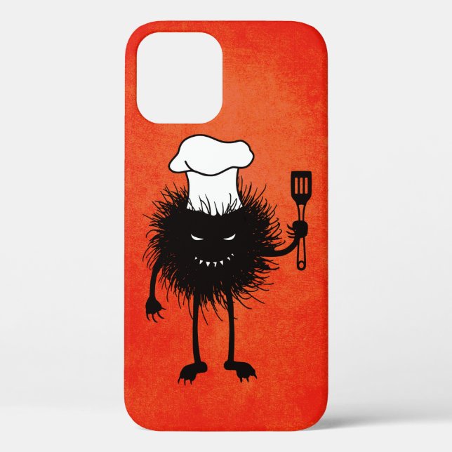 Evil Koch Cartoon Character Lieben Kochen Case-Mate iPhone Hülle (Rückseite)