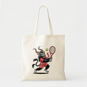 Evil Krampus Tennis Weihnachtssport Tragetasche