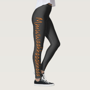 Evil Laughter Mmwwaahhaaahaaaa Halloween Leggings