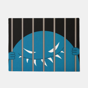 Evil Monster Character Kingpin Jail Gothic Fußmatte