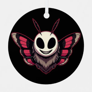 Evil Moth - Mothman Cryptid Ornament Aus Metall