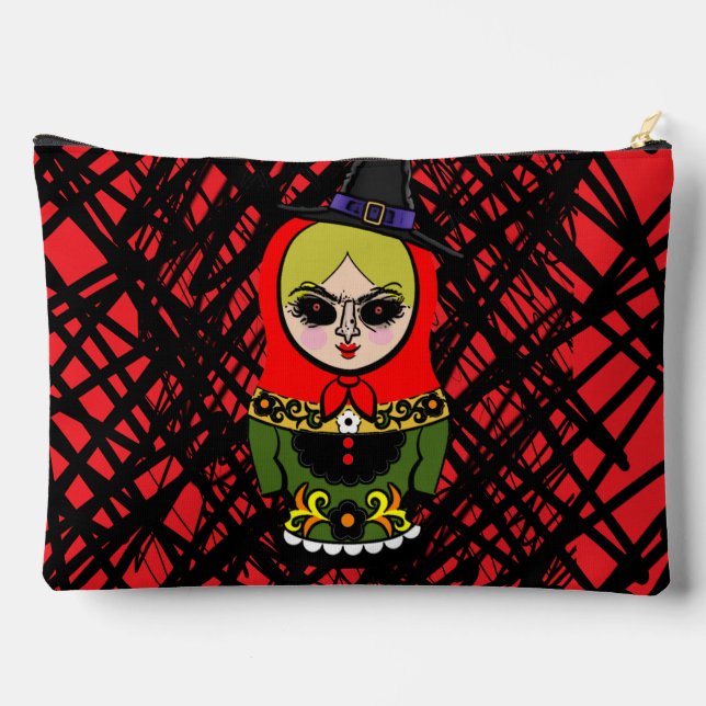 Evil Nesting Doll Zubehörtasche (Rückseite)