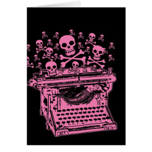Evil Pink Schreibmaschine