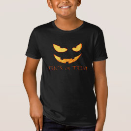 Evil Pumpkin Face Halloween Shirt
