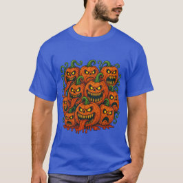 Evil Pumpkin Horde Halloween T-Shirt