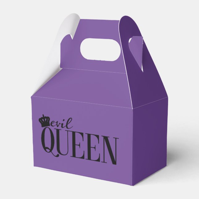 EVIL QUEEN Lila Princess Gastgeschenk Box Geschenkschachtel (Vorderseite)