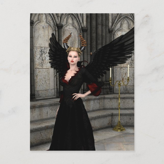 Evil Queen Postkarte (Vorderseite)