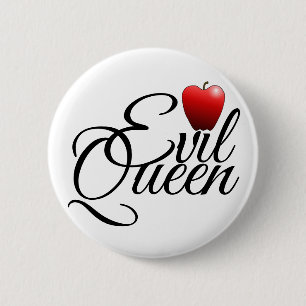 Evil Queen Small Apple Button
